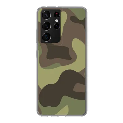 Obrázok produktu pre Kryt mobilného telefónu pre Samsung Galaxy S21 Ultra Ilustrácia maskovacieho vzoru Silikónové mäkké puzdro