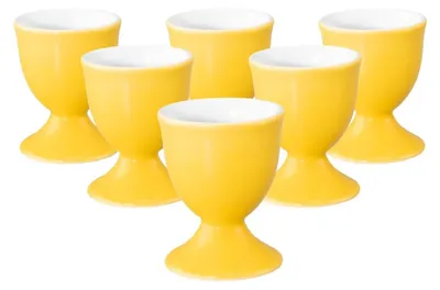 Produktbild von Seltmann Weiden Liberty Pure Colors Eierbecher ø 4,9 cm 6er Set - Yellow Glow