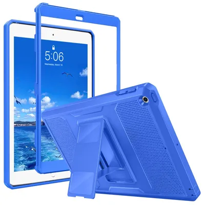 Produktbild von MoKo Stoßfeste Hülle für iPad 9.7 2018/2017 6./5. Generation, Blue Wave