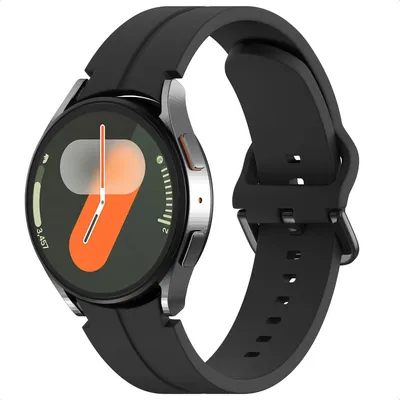 Productafbeelding van imoshion Siliconen bandje voor de Samsung Galaxy Watch 4 / 5 / 6 / 7 / FE (20 mm) - Zwart