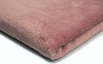 Produktbild von Minkee Plüsch Glatt Zweiseitig Kunstfell Schmutziges Rosa 50 x 160 cm