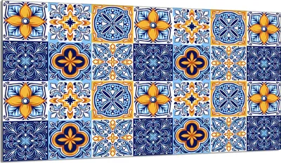 Image de Plaque de recouvrement pour cuisinière 90x52 Vitrocéramiquefeld Couverture anti-éclaboussures Plaque de verre Déco Planche à découper, Mosaïque pièce