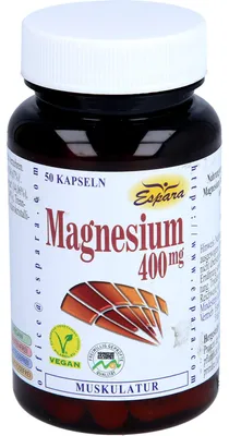 Produktbild von Espara Magnesium 400 mg Kapseln, 50 St. Kapseln