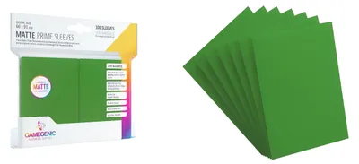 Image de Gamegenic Matte Prime Sleeves Green (100 ct.)