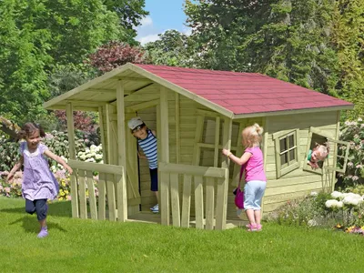 Produktbild von Spielhaus CRAZY Felix kesseldruckimprägniert
