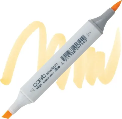 Zdjęcie produktu dla COPIC Sketch dwustronny pędzel i dłuto, YR21 kremowy