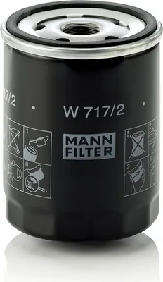 Produktbild von MANN FILTER Ölfilter W717/2 für ALFA ROMEO 33 81-