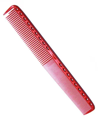 Immagine prodotto di Young, pettine per parrucchiere, modello 335, colore rosso, lunghezza 21,5 cm, fine