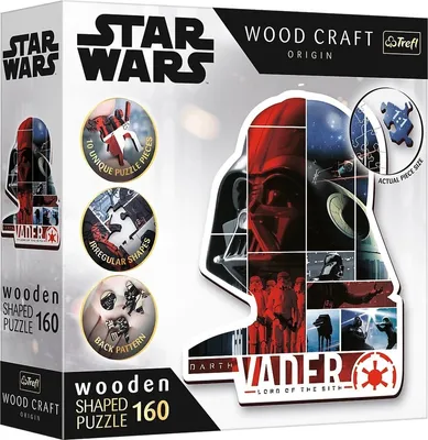 Produktbild von Trefl Trefl 160 drevených tvarovaných puzzle - Darth Vader / Lucasfilm Star WarsMix 70%