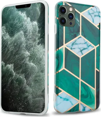 Zdjęcie produktu dla Etui ochronne Cadorabo do Apple iPhone 12 PRO MAX w kolorze zielonym Etui TPU na telefon komórkowy Etui Cover