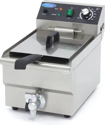 Produktbild von Maxima - Gastro Fritteuse - 10 l - 1 Korb - mit Ablasshahn
