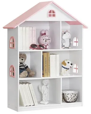 Produktbild von Kondela Kinderregal Maison Typ 1 - weiß / rosa