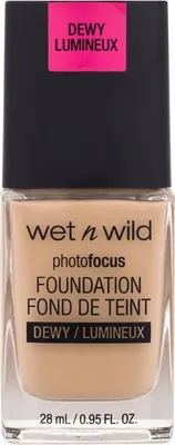 Obrázok produktu pre wet n wild Photo Focus Foundation DEWY, Fľaša, Tekuté, Suchá koža, Normálna pleť, Hydratačný, Stredná, Neutrálny