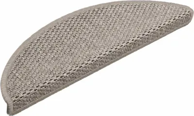 Image de vidaXL Tapis de sol autocollant aspect sisal 30pcs. 56x17x3cm argenté