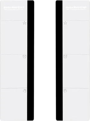 Image de Élément de support pour notes transparent en acrylique