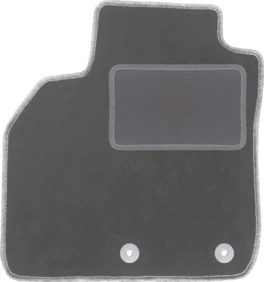 Zdjęcie produktu dla Dywanik kierowcy z weluru grafitowego pasujący do Renault Grand Scenic III (2009-2015, 7 osób) – z mocowaniami – idealnie dopasowany