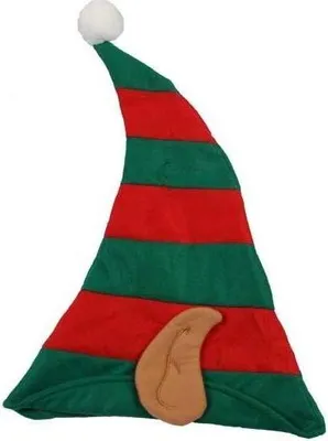 Produktbild von Elfenmütze mit Ohren 34x48cm Elfenwichtel Waldweihnachten