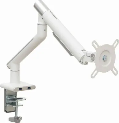 Produktbild von Desk mount for monitor LED/LCD 17-32  ART L-19GD gas assistance 2-9 kg 2x USB 3.0 White