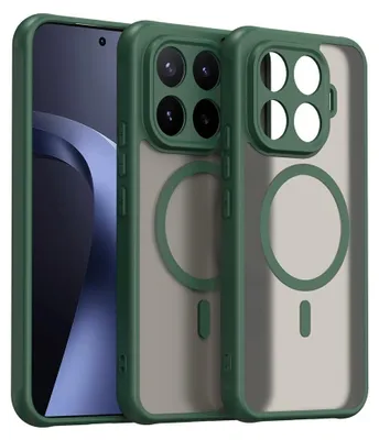 Produktbild von Xiaomi 17T Pro Hülle - Coverup Mattes Transparentes Back Cover mit Kameraschutz - MagSafe Compatible - Grün