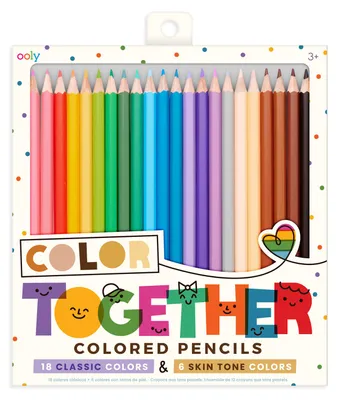 Produktbild von Ooly Buntstifte Color Together - 24 Stück - inklusive Hauttöne