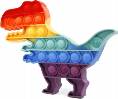 Produktbild von Push Pop Bubble Dinosaurier Fidget Toy Antistress Spielzeug Sensorisch Stressabbau für Jungen