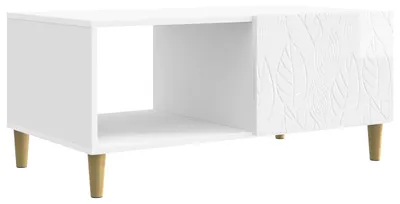 Immagine prodotto di Tavolino da salotto Bianco Lucido 90 x 50 x 40 cm