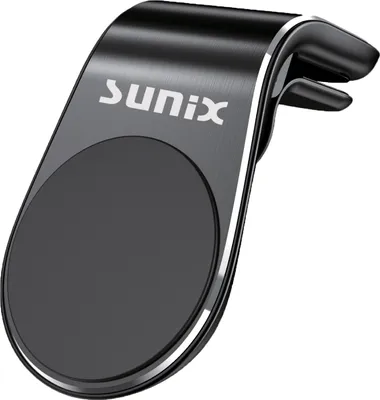Image de Grille d'aération magnétique pour voiture Support de téléphone portable pour aération universelle magnétique pour voiture Support de smartphone en noir