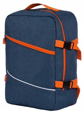 Produktbild von Flugzeugtasche Handgepäck Rucksack 40x25x20cm Ryanair Dunkelblau