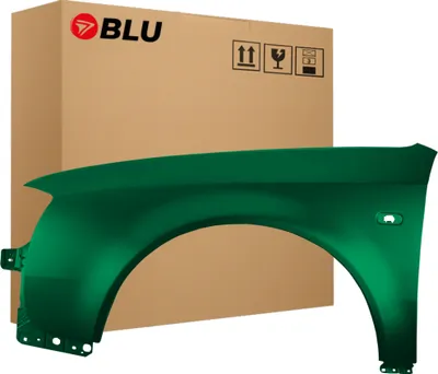 Immagine prodotto di BLU Parafango compatibile con Audi A6 C5 LZ6L Sinistra Grün KaktusGrün | 1997-2001 | Anteriore | Verniciato | Pronto per il montaggio | Acciaio