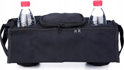 Image de CHILD WALKER ORGANISER Porte-bouteille Sac Double WIDE Noir