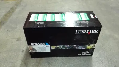 Productafbeelding van Toner LEXMARK C792A1CG, C792, cyaan