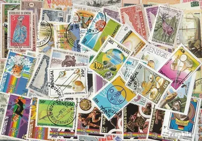 Produktbild von Briefmarken Senegal 800 verschiedene Marken