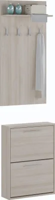 Immagine prodotto di Sestola - Mobile da Ingresso, 54x28x181h cm Marrone Olmo, Appendiabiti