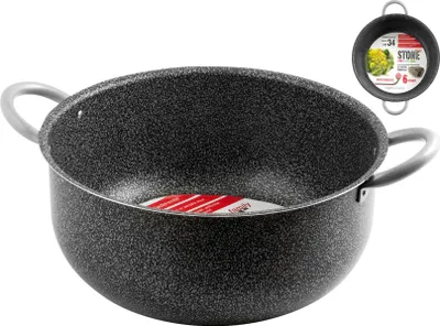 Obrázek produktu pro HOME Kastrol s nepřilnavým povrchem a 2 rukojeťmi Family Stone Cm34 Kuchyňský hrnec