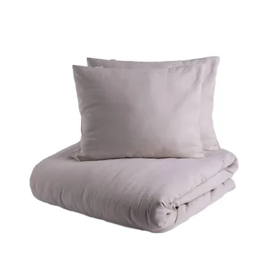 Produktbild von Kissenbezug Bettbezug Bettwäsche MAISY aus Mikrofaser beige 160x200 + 2*50x60 cm HOMLA