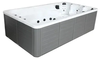 Produktbild von Relaxpool Sprudelbad Outdoor Whirlpool Hydromassagewanne Massagebad 398x230cm