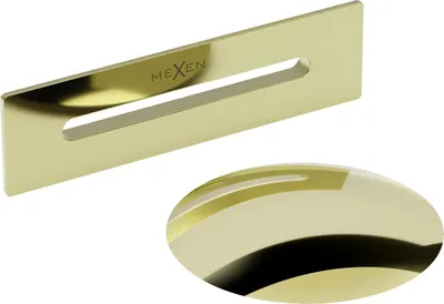 Immagine prodotto di Mexen Uni scarico con troppopieno per vasca freestanding, oro - 5100-50