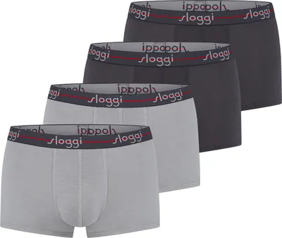 Produktbild von sloggi 4er Pack Start Hipster Short / Pant Hochwertige Baumwolle für besten Tragekomfort, Elastisches Material für optimale Bewegungsfreiheit, Weiches Taillenband für angenehmes Tragegefühl dunkelgrau 7