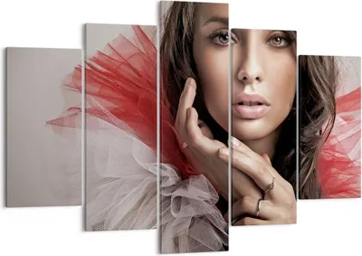 Produktbild von Bild auf Leinwand - Leinwandbild - Schönheit kleid mode modell - 150x100cm - Wand Bild - Wanddeko - Leinwanddruck - Bilder - Kunstdruck - Wanddekoration - Leinwand bilder - Wandkunst - EA150x100-2137