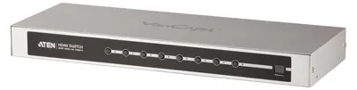 Produktbild von ATEN VS0801H HDMI-A/V-Switch mit 8 Ports und Infrarot-Fernbedienung