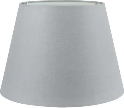 Produktbild von Wogati® Premium Lampenschirm E14/E27 Baumwolle |Grau / Größe: L