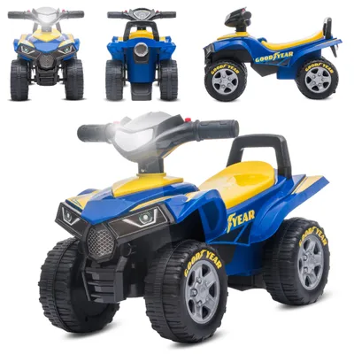 Image de Good Year Quad voiture à glisser voiture enfant babyauto Pusher - Bleu