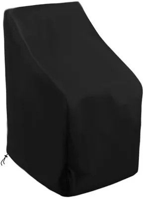 Image de Housse d'extérieur imperméable et résistante aux UV en tissu Oxford 210D pour mobilier de jardin, 65 cm × 65 cm × 80/120 cm.