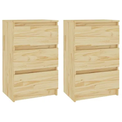 Obrázok produktu pre Nočné stolíky 2 ks 40x29,5x64 cm, borovicový masív