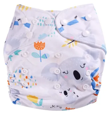Zdjęcie produktu dla Wielorazowa pielucha materiałowa Simed PUL z kieszonką – Koala