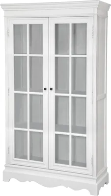 Obrázek produktu pro FURNLUX Vitrína Latina bílá 107 cm / Hlavní barva: bílá / Rozměry: 107 x 184 x 40 cm