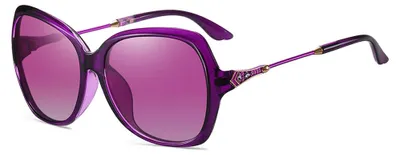 Produktbild von Techsuit - Polarisierte Sonnenbrille (8881) Damen-polarisierte Sonnenbrille mit UV-Schutz aus PC - lila