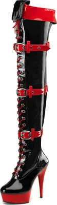 Produktbild von Funtasma - y Overknee-Plateaustiefel - Medic -3028 schwarz lack Gr.42,5