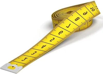 Productafbeelding van Famanu meetlint, flexibel en dubbel, 200 cm, geel