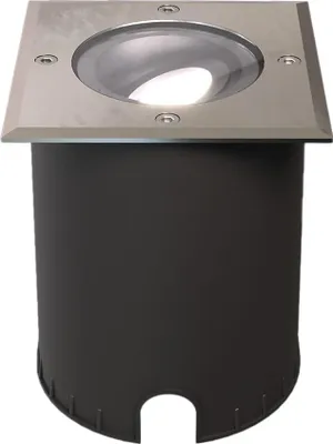 Image de HOFTRONIC - Spot au sol LED 4,5W IP67 Dimmable Inox Noir GU10